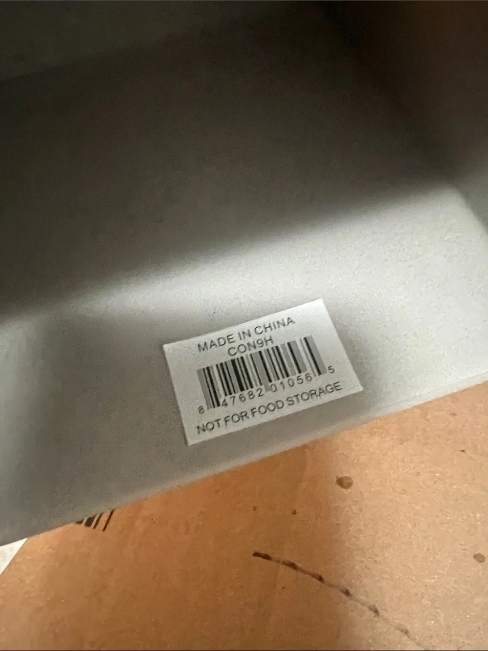 Neutral Concrete Tissue Box with Wood Top- make an offer!